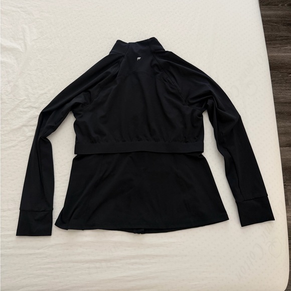 Fabletics Black Full-Zip Jacket - Picture 2 of 3